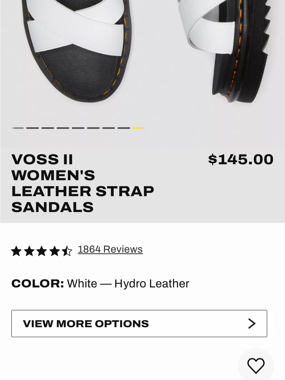 Dr. Martens vos ll leather strap sandals - Picture 5 of 8